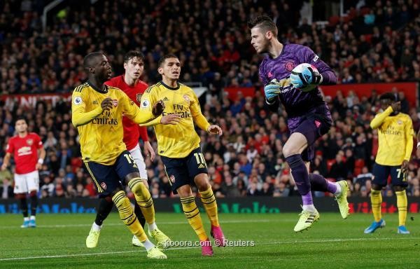 التعادل يحسم قمة اليونايتد وآرسنال في الدوري الإنجليزي