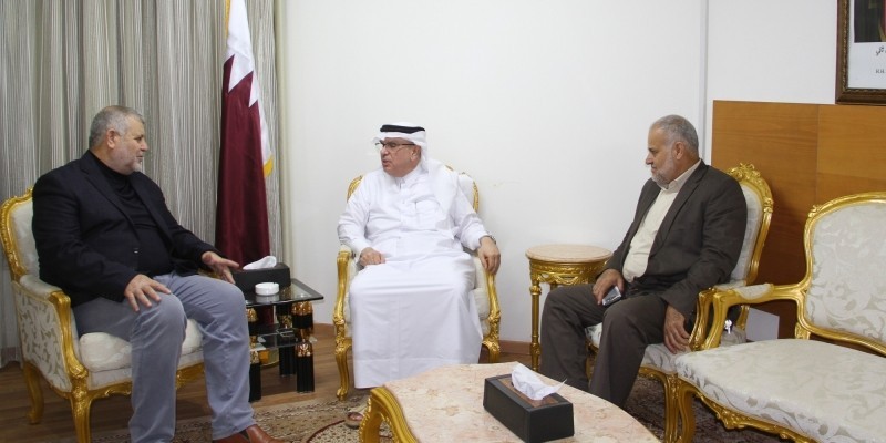 هذا ما بحثه السفير العمادي مع وفد من قيادة حركة الجهاد الإسلامي في غزّة!