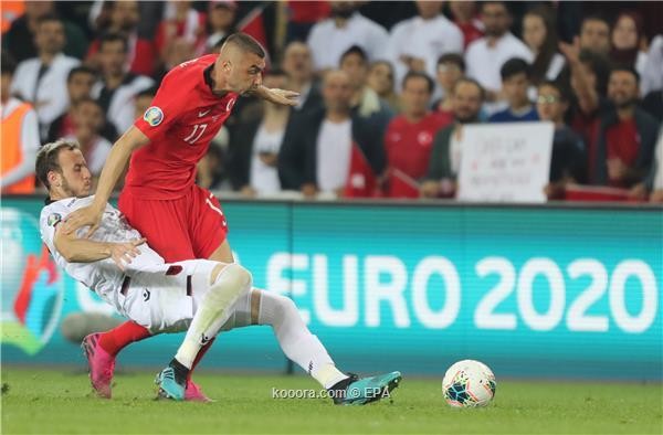 بهدف قاتل تركيا تسقط البانيا وتتراس مجموعتها