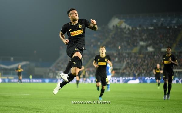 إنتر ميلان يتخطى بريشيا بشق الأنفس