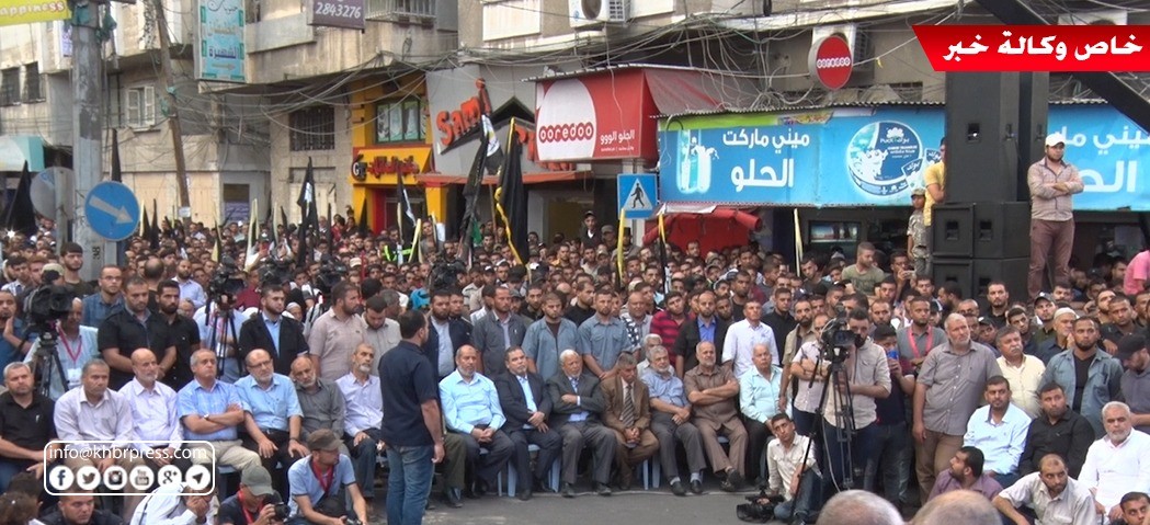 شاهد بالفيديو: الجهاد الإسلامي تُحيي ذكرى انطلاقتها الـ32 في غزّة