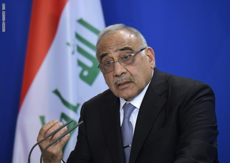 رئيس الوزراء العراقي: الحكومة تدعم مطالب المتظاهرين المشروعة