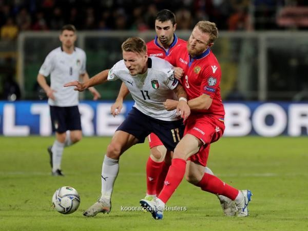 إيطاليا تكتسح أرمينيا في عقر دارها بتسعة أهداف