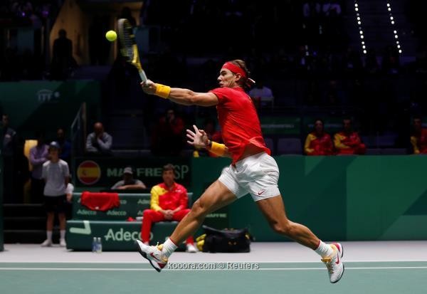 نادال يقود إسبانيا لسحق كرواتيا ويتأهل لربع النهائي