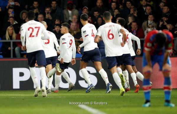 ليفربول يذهب بعيداً في الصدارة بعد الفوز على كريستال بلاس بدون صلاح
