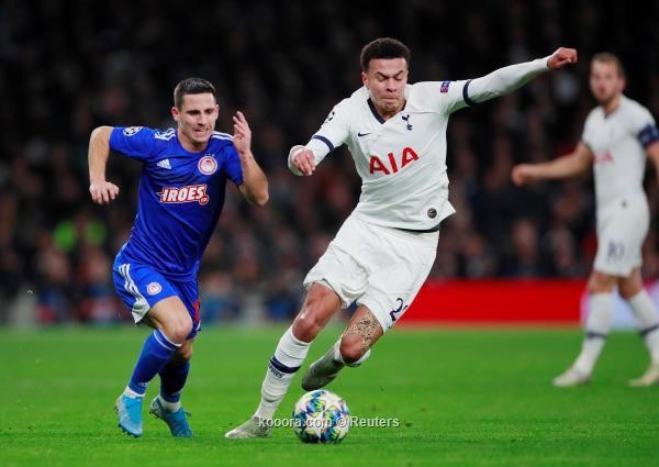 توتنهام يعود بريمونتادا عجيبة أمام أولمبياكوس اليوناني