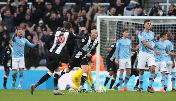 مانشستر سيتي يقع في فخ التعادل امام نيوكاسيل