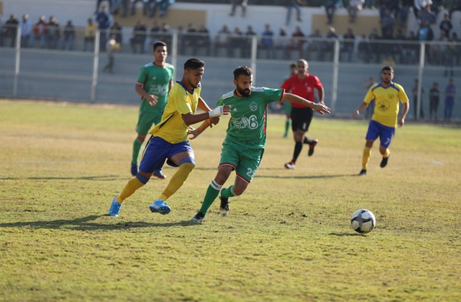 شباب جباليا يتفوق على الشجاعية ويحرمه من الوصافة