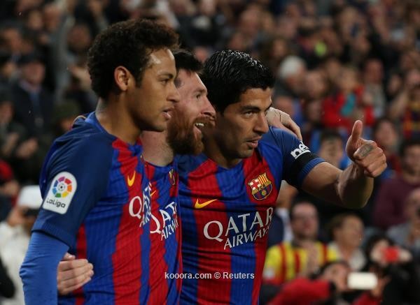 ميسي و نيمار و سواريز يجتمعون من جديد