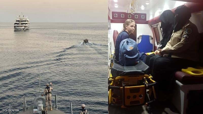 حرس الحدود "السعودي" يخلي بحارة أوكرانية في مياه "البحر الأحمر"