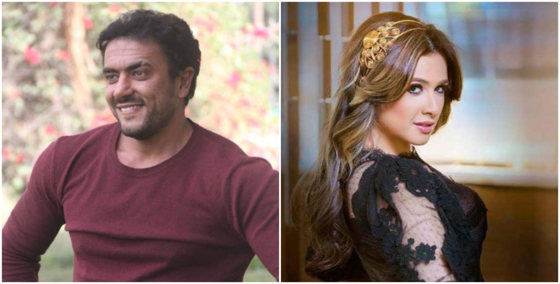 بالفيديو والصور: هل "ياسمين عبد العزيز" على علاقة بالفنان "أحمد العوضي"؟