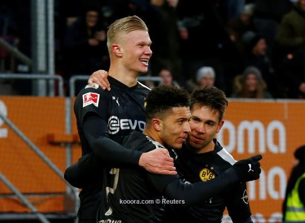 هاتريك هالاند ينقذ دورتموند من فخ أوجسبورج