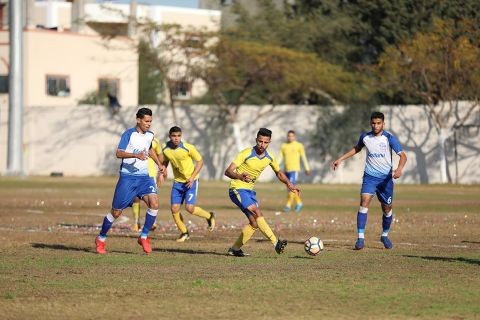 شباب جباليا و خدمات الشاطىء يتعادلان إيجابياً