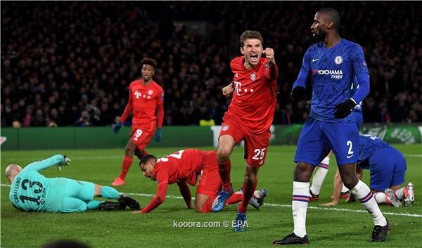 بايرن ميونخ يهين تشيلسي بثلاثية