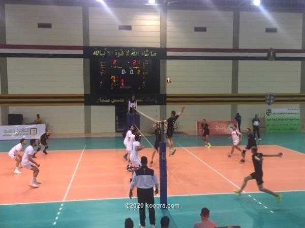 طائرة جباليا تهزم الهلال في البطولة العربية