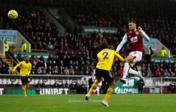 آرسنال يربح نقطة من ميدان بيرنلي