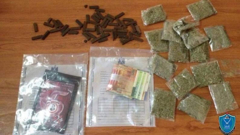نابلس: الحكم بالسجن ودفع غرامة مالية على تاجر مخدرات