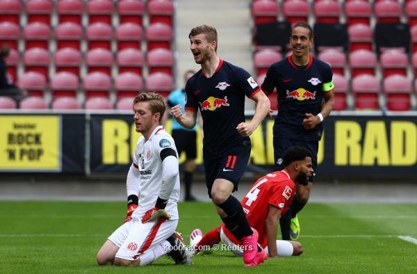 "هاتريك" فيرنر يقود لايبزيغ لدك حصون ماينز بخماسية نظيفة