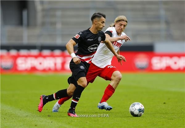 كولن يعود من بعيد ويعادل دوسلدورف في الوقت القاتل