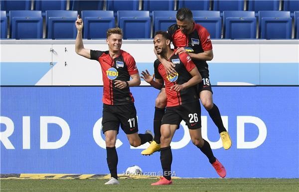 بالصور: هيرتا برلين يهزم هوفنهايم بثلاثية