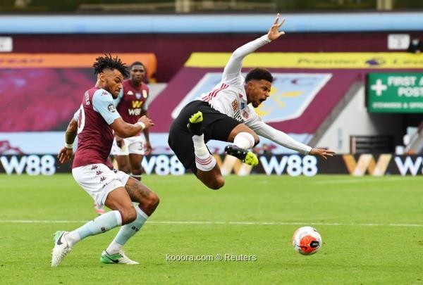 بالصور : التعادل السلبي يحسم لقاء استون فيلا و شيفيلد يونايتد