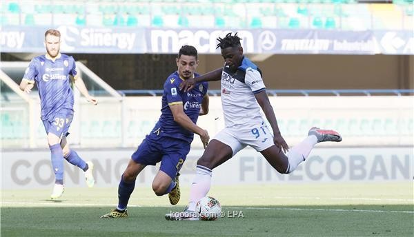 بالصور: أتالانتا يتعثر أمام فيرونا بالدوري الإيطالي