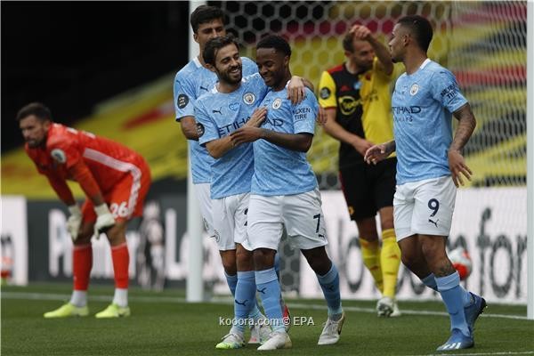 بالصور: مانشستر سيتي يقسو على واتفورد