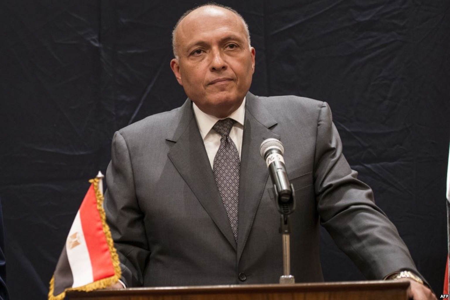 وزير خارجية مصر يصل رام الله للقاء الرئيس عباس
