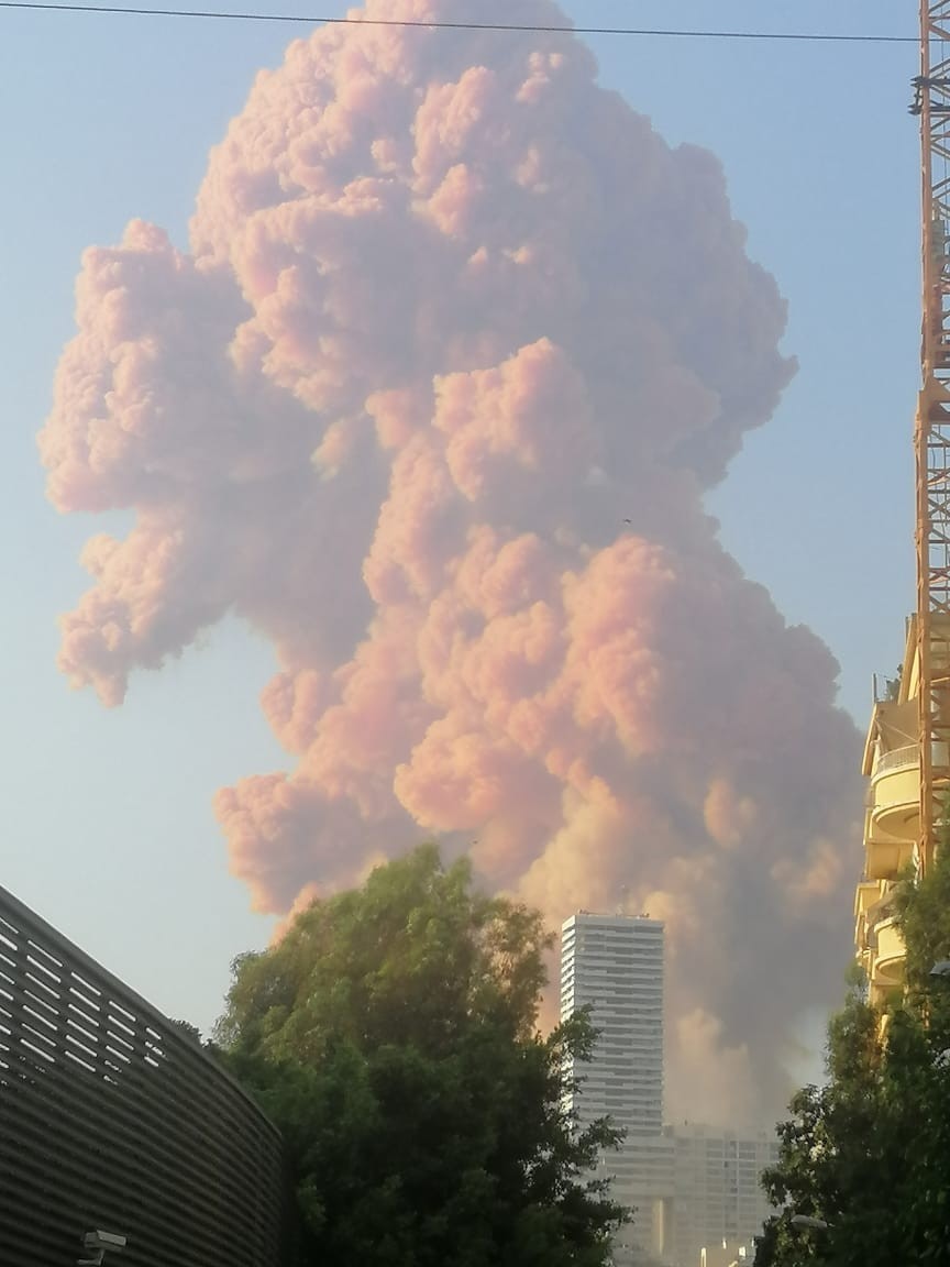 صورة: وفاة شاب فلسطيني في انفجار مرفأ بيروت