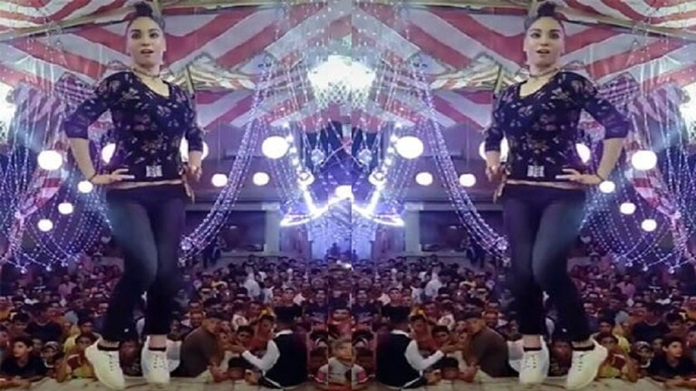 شاهدوا: مصر.. راقصة معلقة من شعرها تثير الجدل