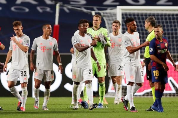 بالصور : بايرنميونخ يسحق برشلونة بثمانيه ويذله اسوا اذلال