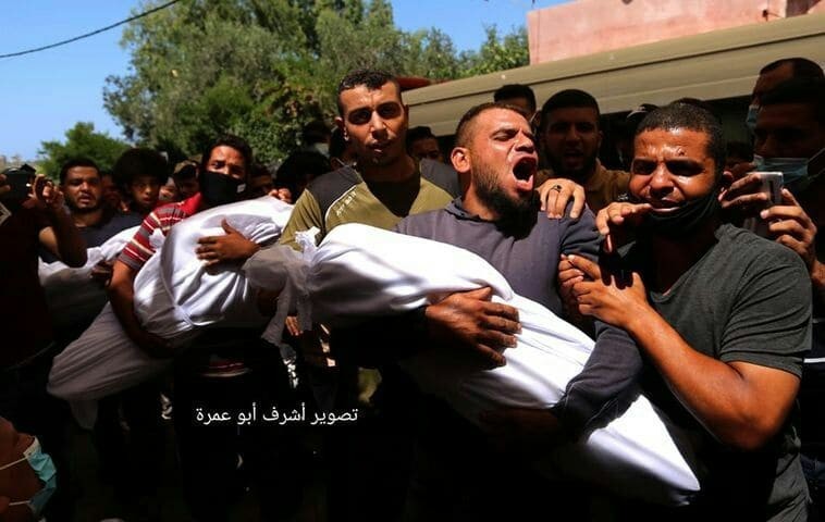 تشييع جثامين أطفال "الحزين" ضحية حريق النصيرات