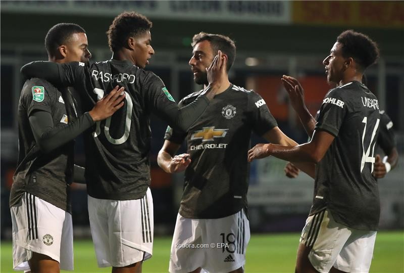 بالصور: مانشستر يونايتد يبلغ ثمن نهائي كأس الرابطة
