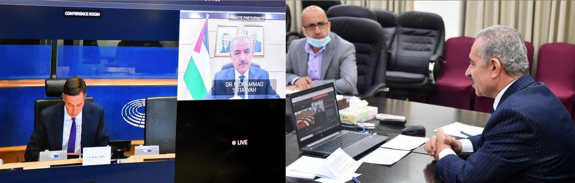 هذا ما قاله اشتية خلال لقائه لجنة الشؤون الخارجية بالبرلمان الأوروبي