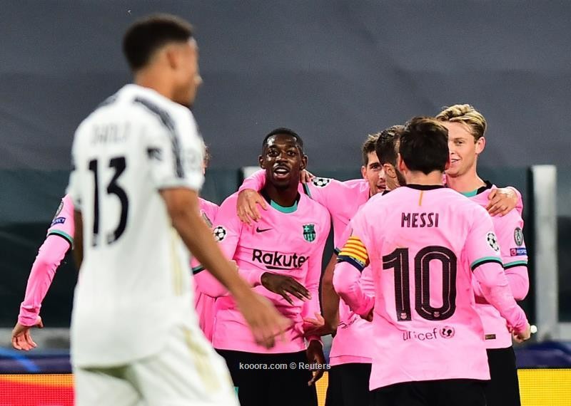 بالصور : برشلونة يتخطى احزانه بفوز ثمين على يوفنتوس في عقر داره