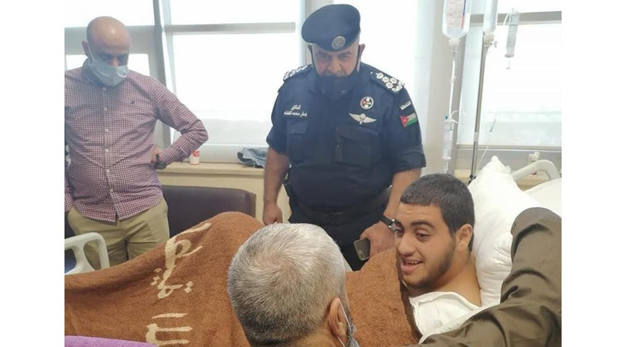 شاهدوا: الأردن.. السماح لوالد "فتى الزرقاء" بزيارته في المستشفى