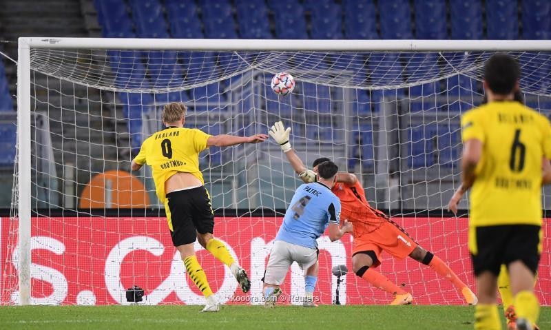 بالصور: نسور لاتسيو تنهش جسد دورتموند بثلاثية