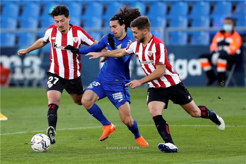 بالصور: تعادل إيجابي لخيتافي وأتلتيك بلباو