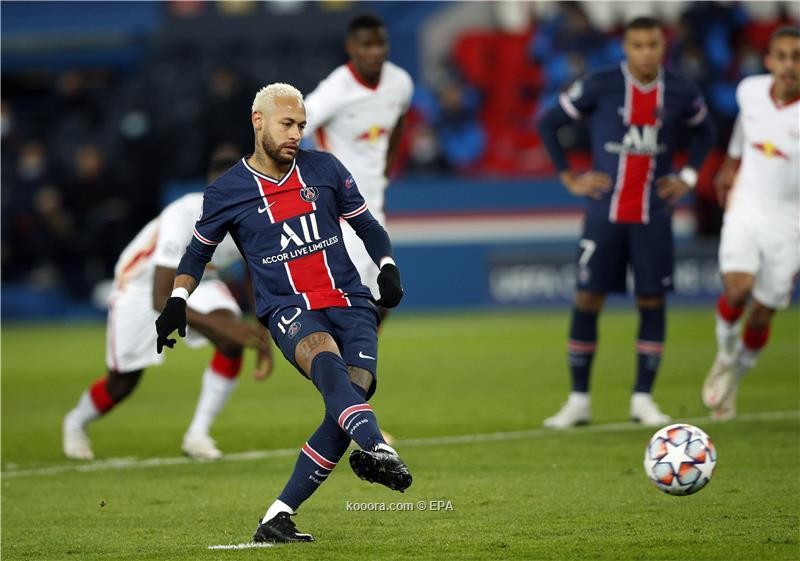 بالصور : باريس سانجرمان يعبر ضيفه لايبزج بضربة جزاء