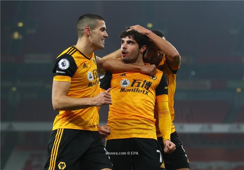 بالصور : هزيمة أرسنال على ملعبه أمام وولفرهاميتون