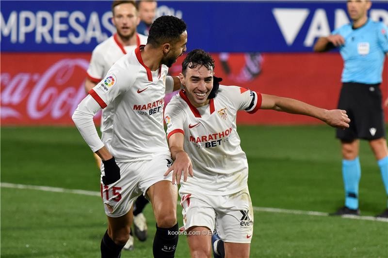 بالصور : اشبيلية يعبر هويسكا بشق الانفس بهدف يتيم