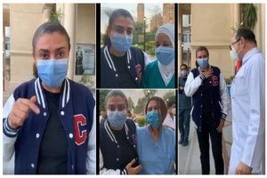 بالفيديو: نشوى مصطفى تغادر مستشفى العزل وتؤكد "دخلت بموت وخارجة بفضل الله"