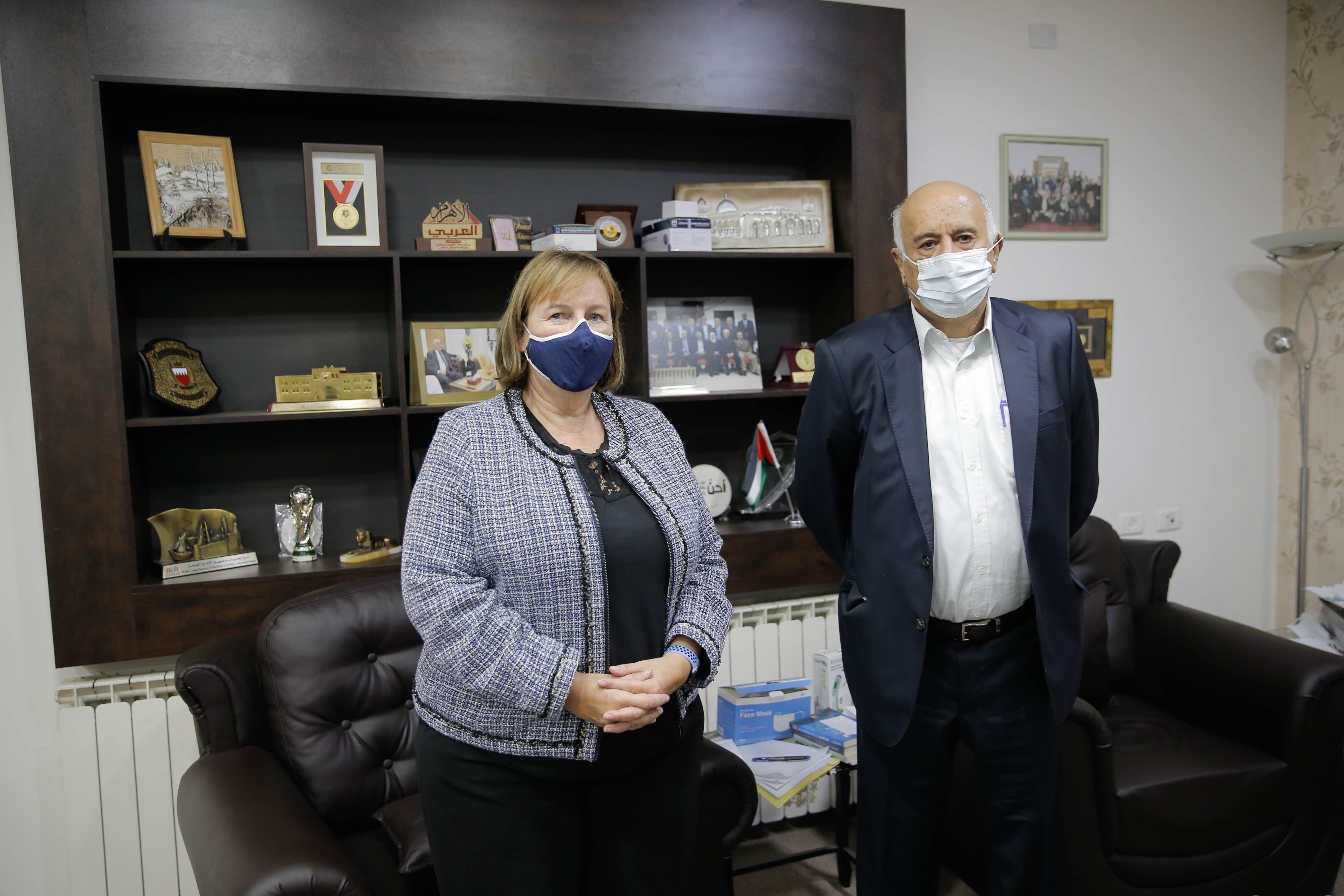 الرجوب يطلع مبعوثة الاتحاد الأوروبي لعملية السلام على مستجدات الحوار الوطني