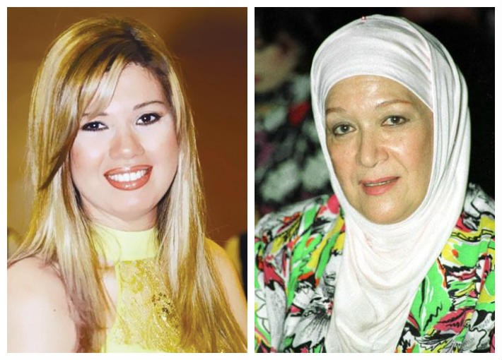 شاهد: رانيا فريد شوقي تتغزل في زوجة أبيها الفنانة " هدى سلطان"