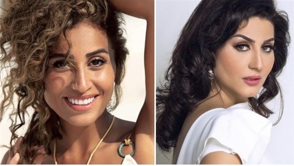 صورة: وفاء عامر تدعم دينا الشربيني بعد خلافها مع عمرو دياب