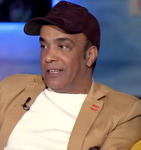 صورة: سليمان عيد يتغزل في زوجته: «نصي الأولاني»