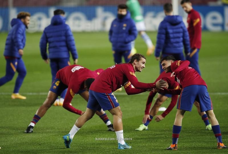 جريزمان يقود التشكيلة المتوقعة لبرشلونة ضد فالنسيا