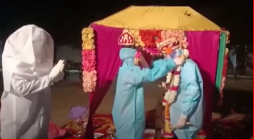 بالفديو: زواج داخل الحجر الصحي... العروس مصابة بـ"كورونا" والعريس مصرّ على الزفاف!