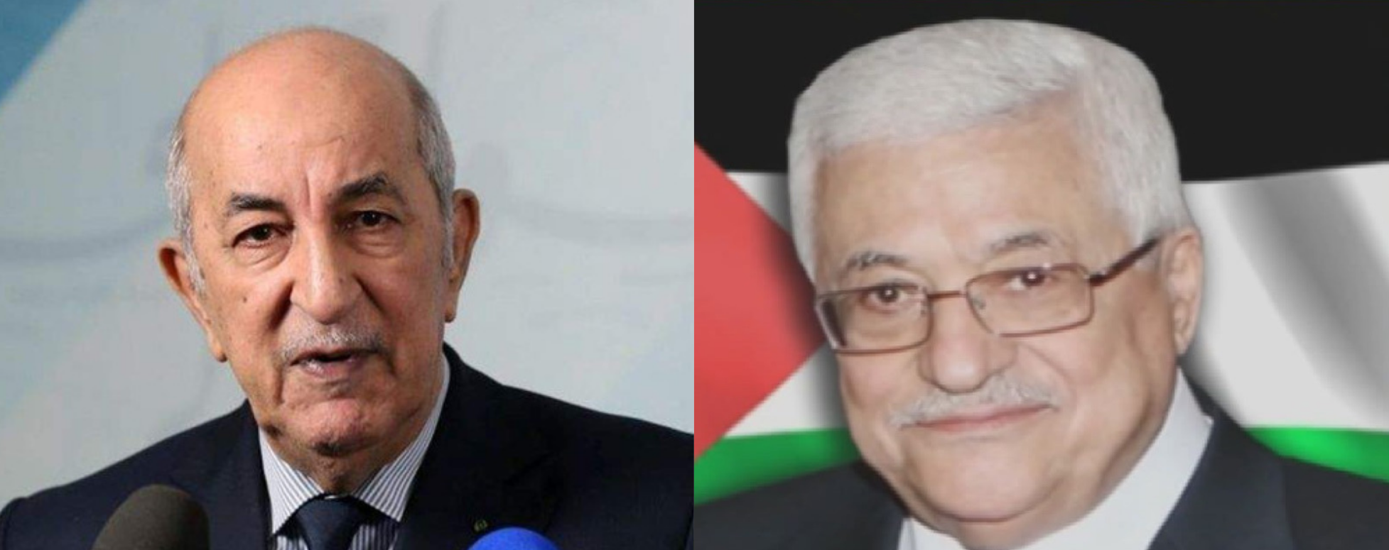 الرئيس عباس يُجري اتصالًا هاتفيًا مع نظيره الجزائري تبون