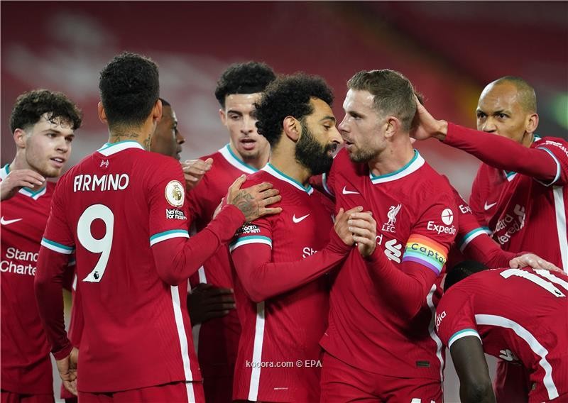 بالصور : ليفربول يسحق وولفرهامبتون  برباعية ويحتل وصافة الدوري